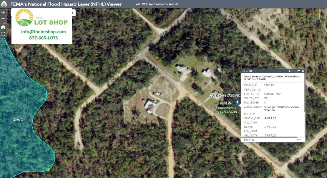 Lot For Sale Compass Lake Hills Jackson FL 1.126 acres, Camping